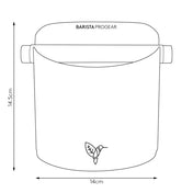 Barista Progear Silver Home Knock Bin - Prestige Coffee - Barista Progear - 