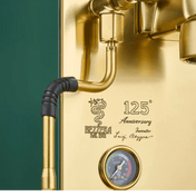 Bezzera Nini De Volumetric Coffee Machine Limited Edition Gold & Rosewood - Prestige Coffee-Bezzera-Green
