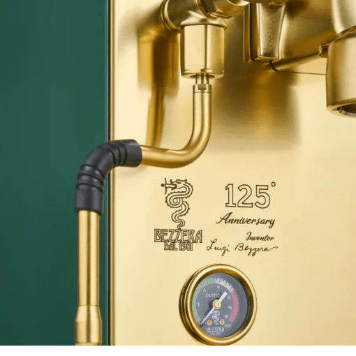 Bezzera Nini De Volumetric Coffee Machine Limited Edition Gold & Rosewood - Prestige Coffee-Bezzera-Green