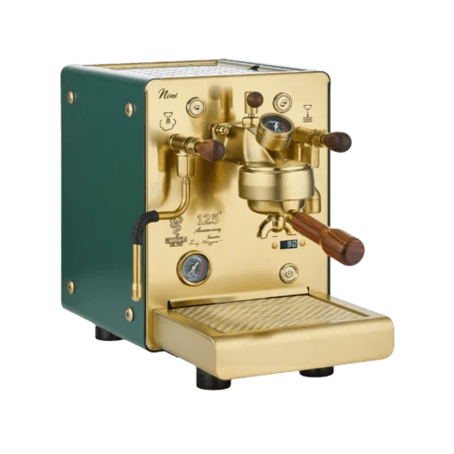 Bezzera Nini De Volumetric Coffee Machine Limited Edition Gold & Rosewood - Prestige Coffee-Bezzera-Green