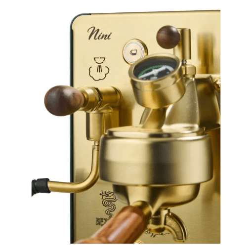 Bezzera Nini De Volumetric Coffee Machine Limited Edition Gold & Rosewood - Prestige Coffee-Bezzera-Green