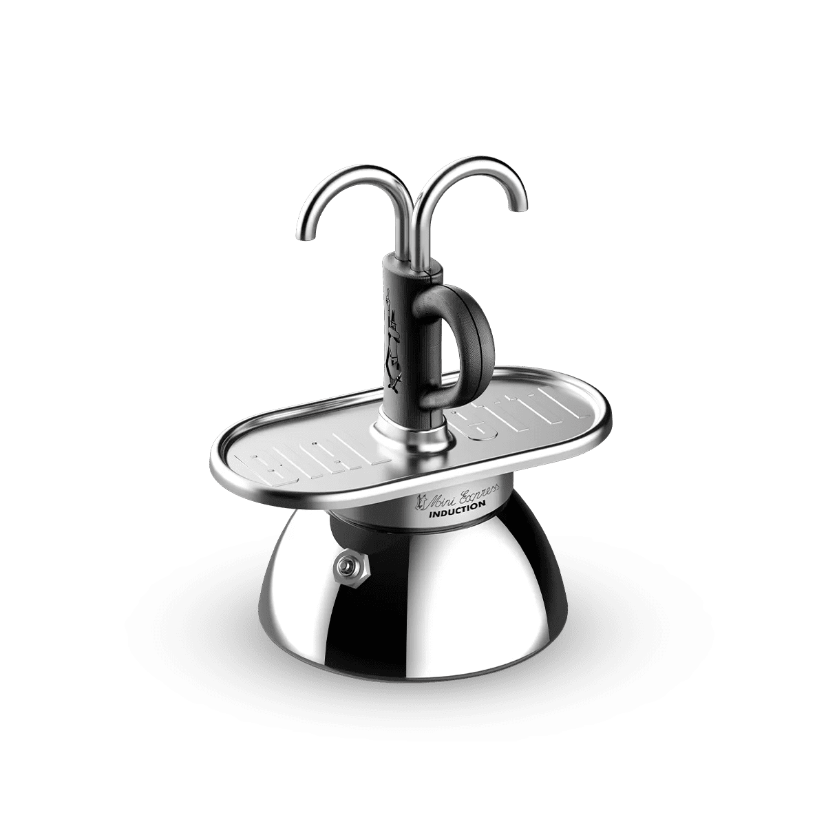 Bialetti Black Mini Induction Set with 2 Cups - Prestige Coffee-Bialetti-
