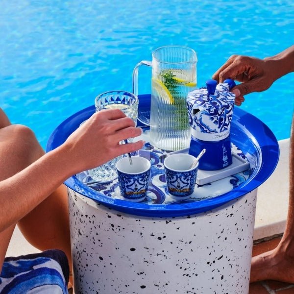 Bialetti Dolce & Gabbana Mediterranean Blue 6 Cup - Prestige Coffee-Bialetti-