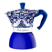 Bialetti Moka Induction 6 Cup Dolce&Gabbana Mediterranean Blue