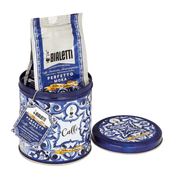 Bialetti Dolce&Gabbana Blue Gift Tin & Perfetto Moka Autentico Coffee 200g - Prestige Coffee - Bialetti - 