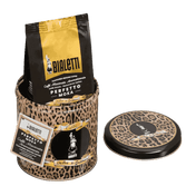 Bialetti Dolce&Gabbana Leopardo Gift Tin & Perfetto Moka Audace Coffee 200g - Prestige Coffee-Bialetti-