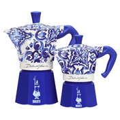 Bialetti Dolce&Gabbana Mediterranean Blue 3 Cup - Prestige Coffee - Bialetti - 