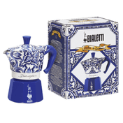 Bialetti Dolce&Gabbana Mediterranean Blue 3 Cup - Prestige Coffee - Bialetti - 