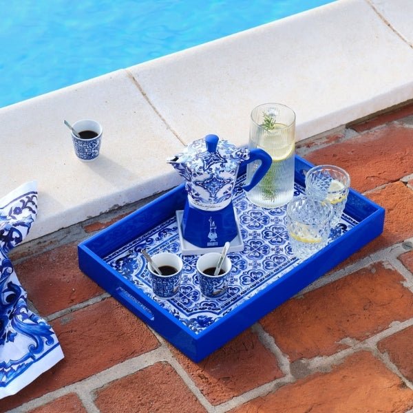 Bialetti Dolce&Gabbana Mediterranean Blue 3 Cup - Prestige Coffee-Bialetti-