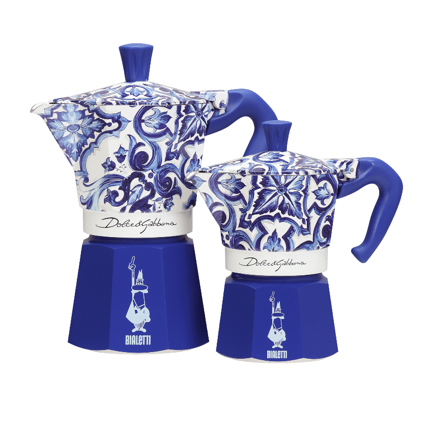 Bialetti Dolce&Gabbana Mediterranean Blue Gift Set 6 Cup - Prestige Coffee - Bialetti - 