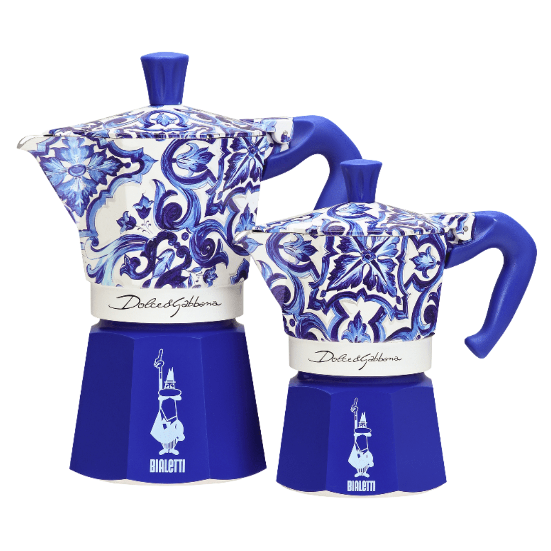 Bialetti Dolce&Gabbana Mediterranean Blue Gift Set 6 Cup - Prestige Coffee - Bialetti - 