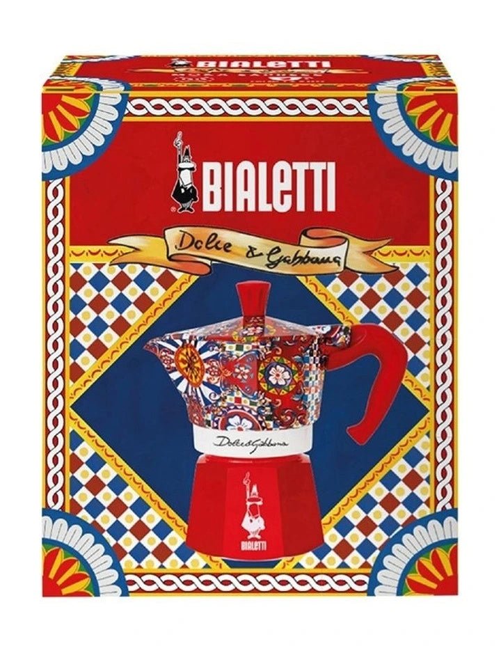 Bialetti Dolce&Gabbana Moka Express 3 cup stovetop espresso maker, alternate view