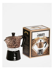 Bialetti Dolce&Gabbana Moka Express 3 cup in Leopardo design, detail view