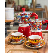 Bialetti Dolce&Gabbana Moka Express 6 Cup - Prestige Coffee - Bialetti - 
