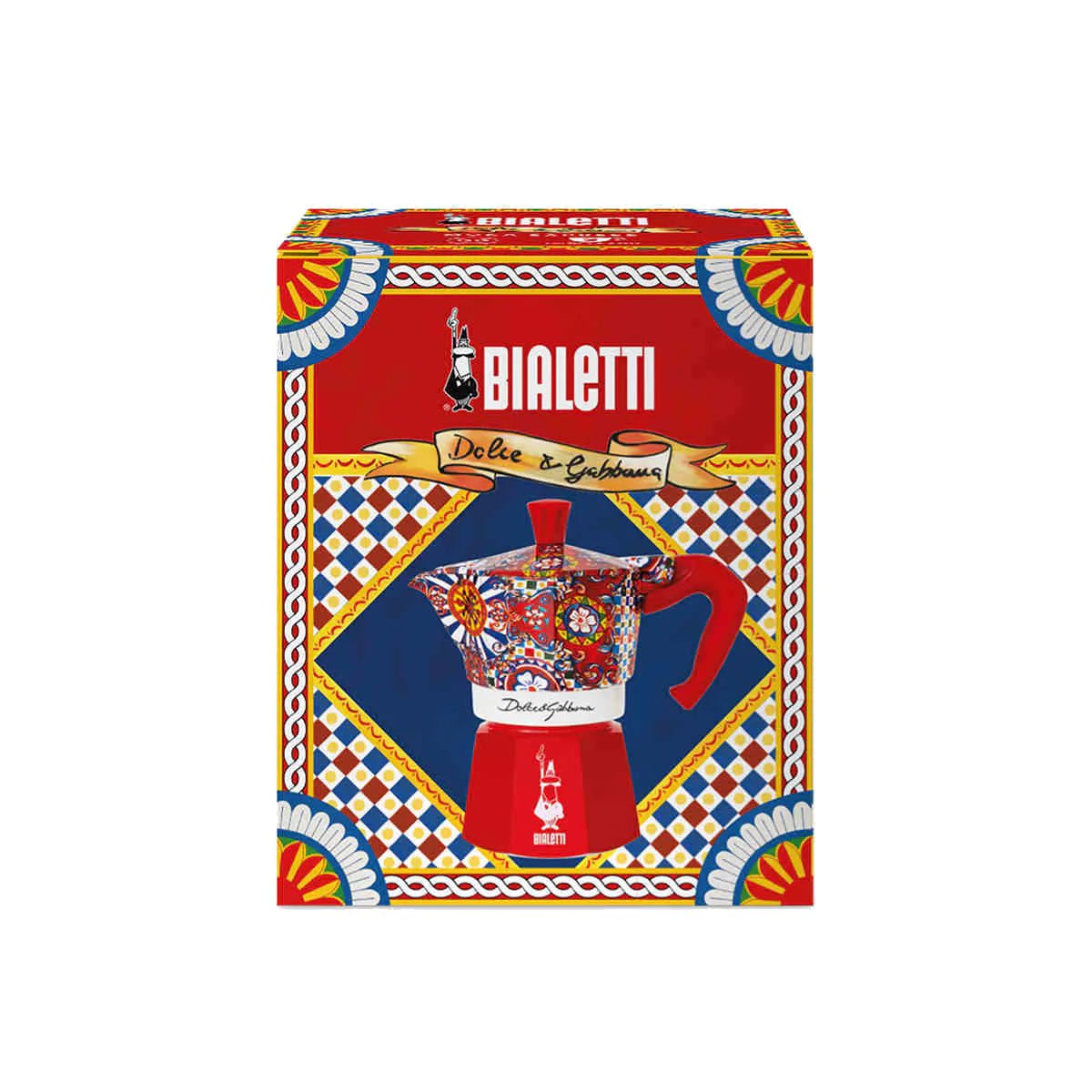 Bialetti Dolce&Gabbana Moka Express 6 Cup - Prestige Coffee - Bialetti - 