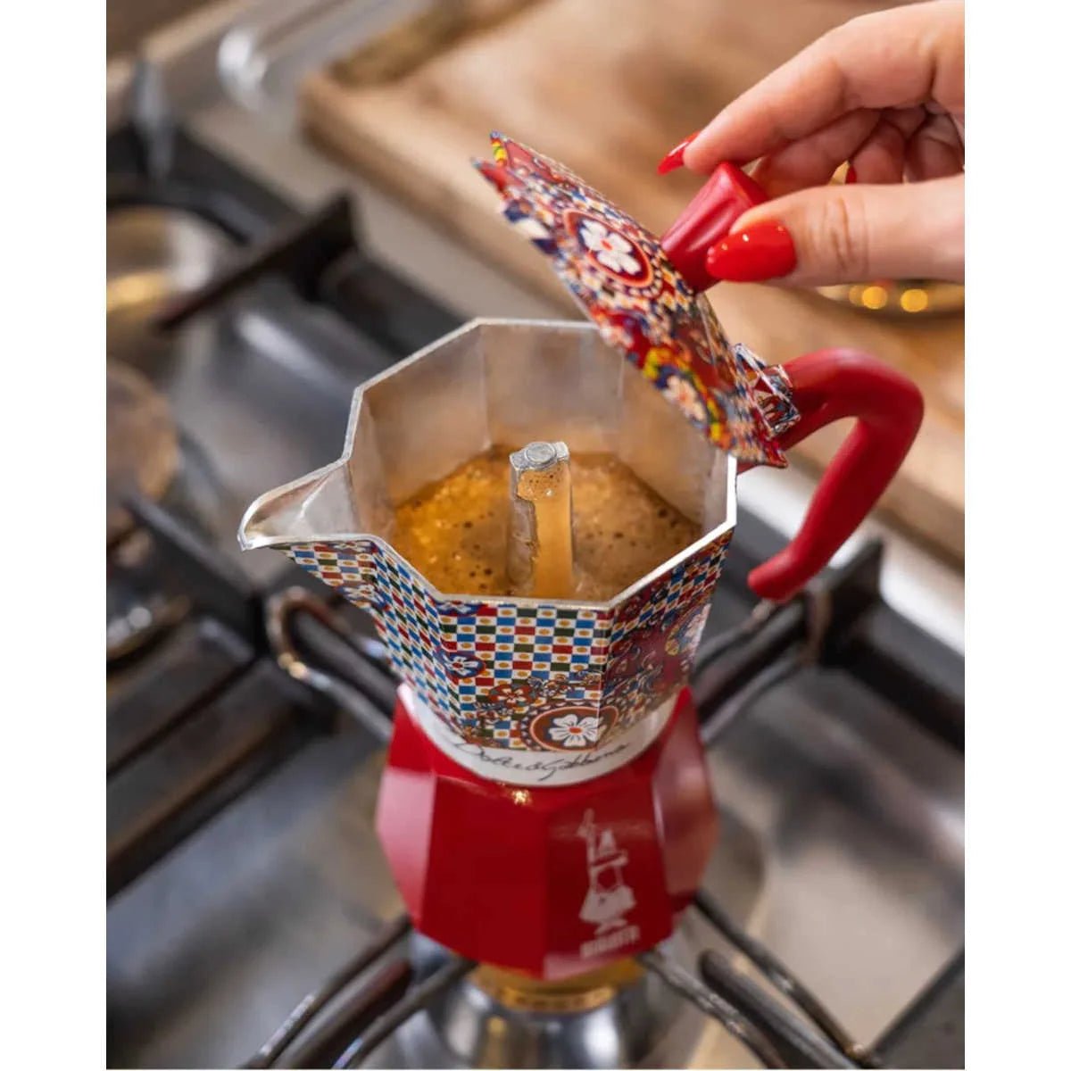 Bialetti Dolce&Gabbana Moka Express 6 Cup - Prestige Coffee - Bialetti - 