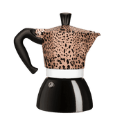 Bialetti Dolce&Gabbana Moka Induction 6 Cup Leopardo - Prestige Coffee-Bialetti-