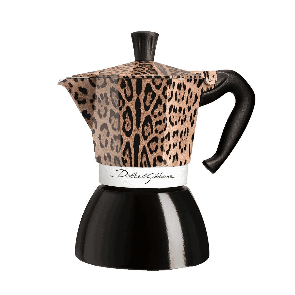 Bialetti Dolce&Gabbana Moka Induction 6 Cup Leopardo - Prestige Coffee-Bialetti-