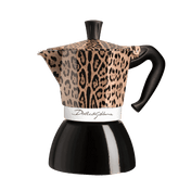 Bialetti Dolce&Gabbana Moka Induction 6 Cup Leopardo - Prestige Coffee-Bialetti-