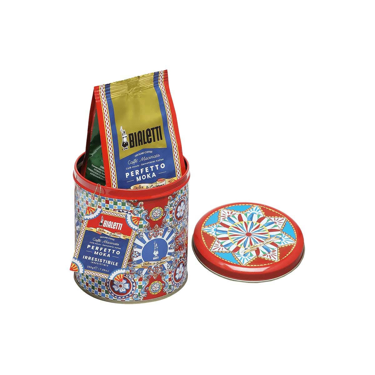 Bialetti Dolce&Gabbana Moka Perfetto Coffee & Tin Gift Set - Prestige Coffee - Bialetti - 
