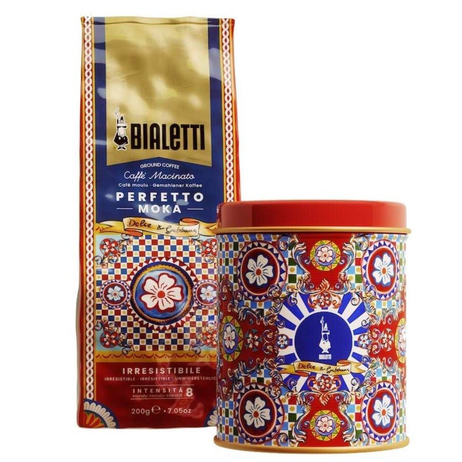 Bialetti Dolce&Gabbana Moka Perfetto Coffee & Tin Gift Set - Prestige Coffee - Bialetti - 