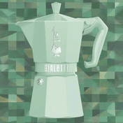 Bialetti Moka Exclusive 6 Cup - Green - Prestige Coffee - Bialetti - 