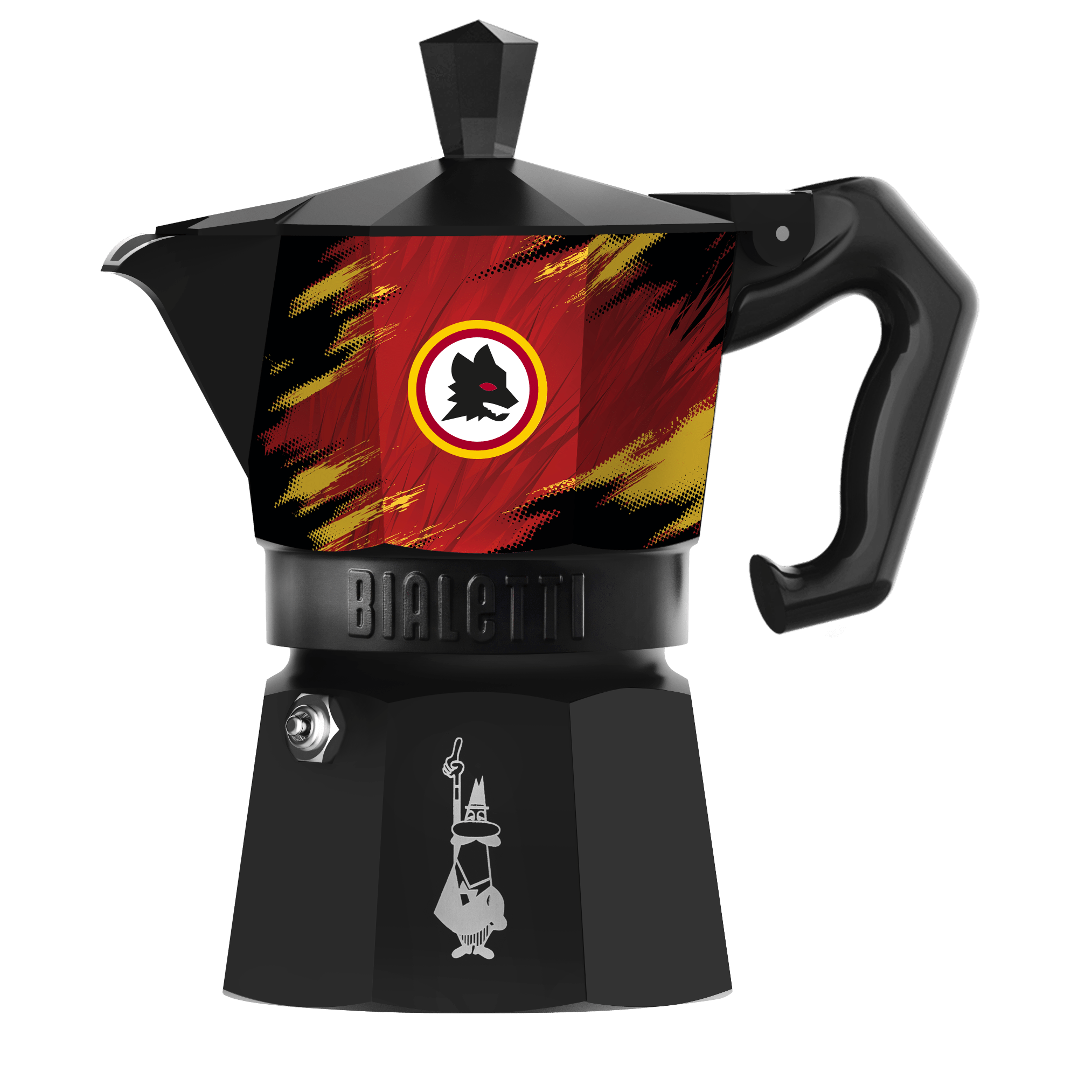 Bialetti Moka Express 3 Cup - AS Roma - Prestige Coffee-Bialetti-