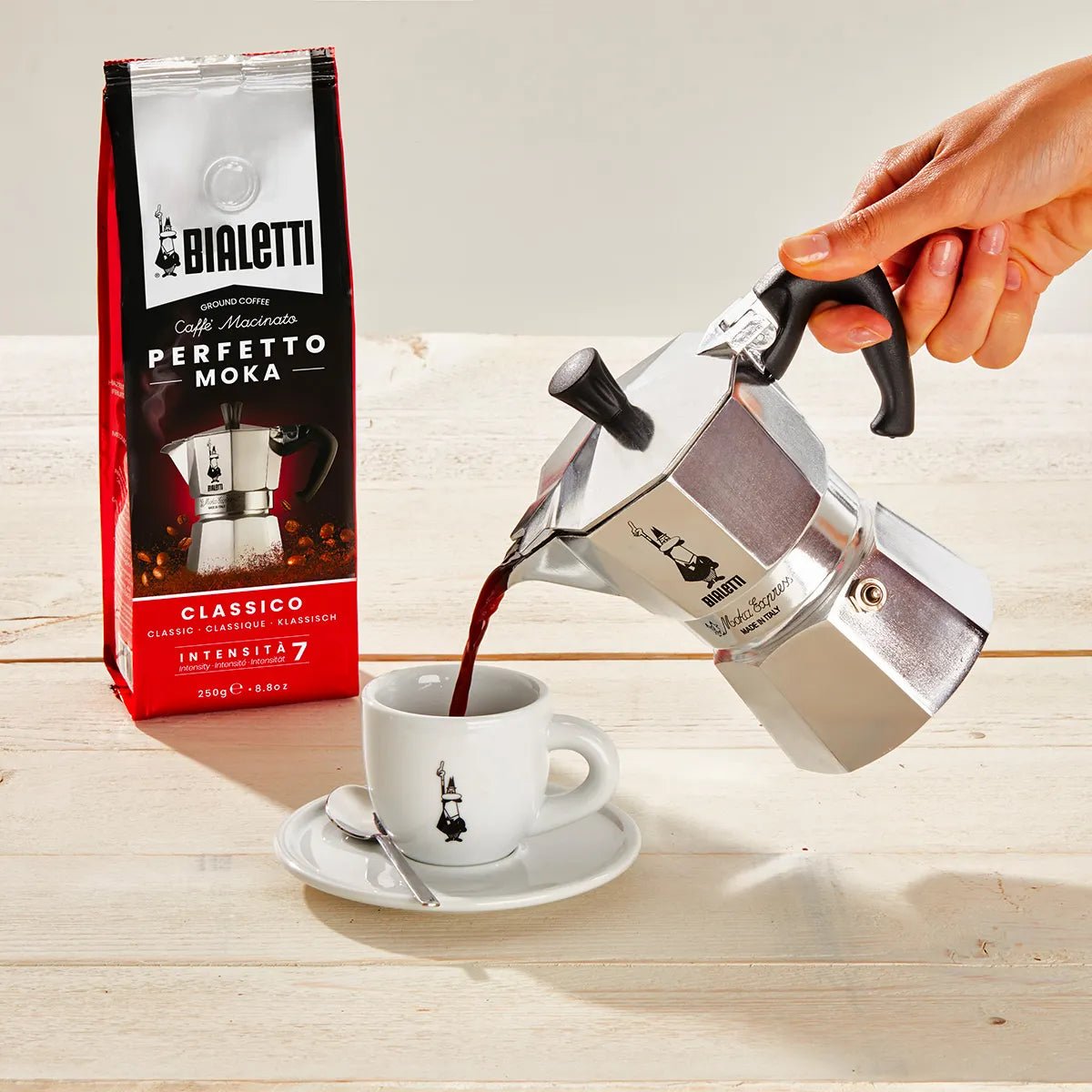 Bialetti Moka Express 6 Cup Stovetop Coffee Maker - Prestige Coffee-Bialetti-