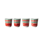 Bialetti Tricolore Italia set of 4 Espresso Cups - Prestige Coffee-Bialetti-