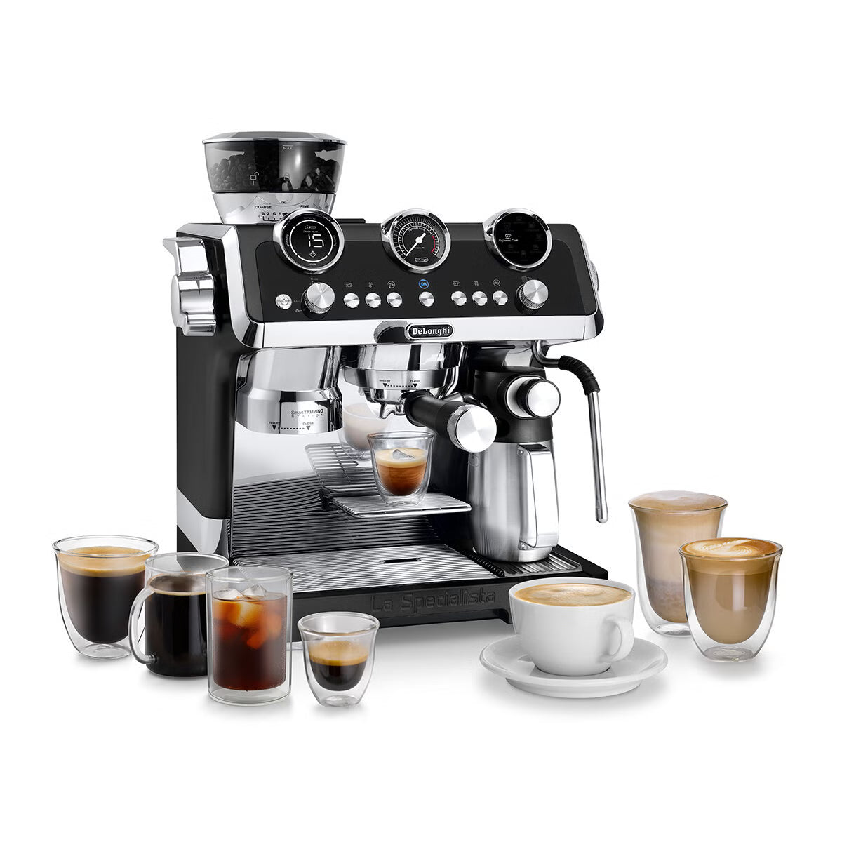 Delonghi La Specialista Maestro Cold Brew Black Matte Coffee Machine Factory Seconds EC9865BM