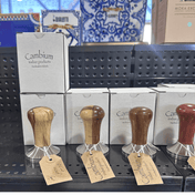 Cambium 58.5mm Unique Wooden Tamper Light Wood - Prestige Coffee - Cambium - 