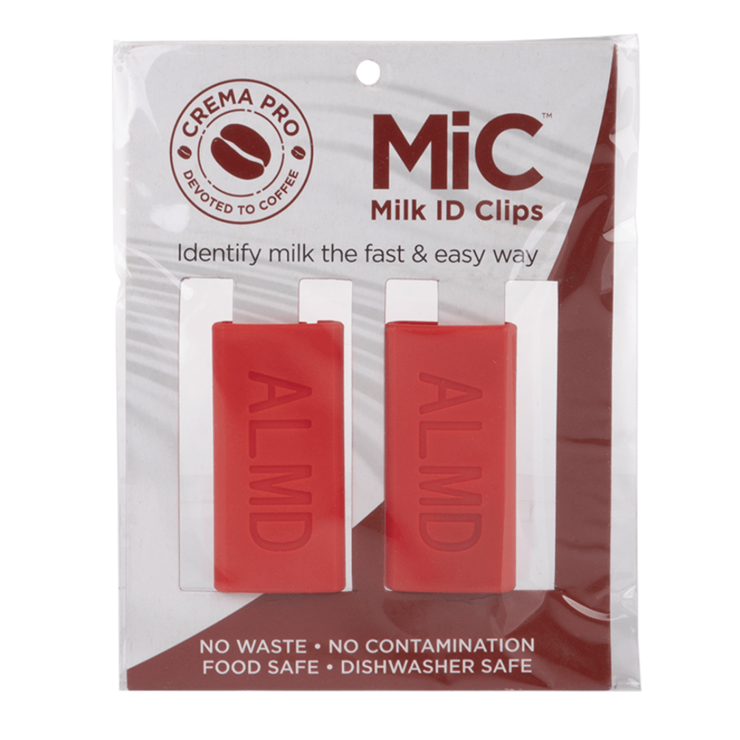 Crema Pro Milk Jug ID Clips - Almond - Prestige Coffee - Crema Pro - 