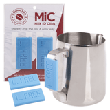 Crema Pro lactose free milk ID clip for frothing jugs