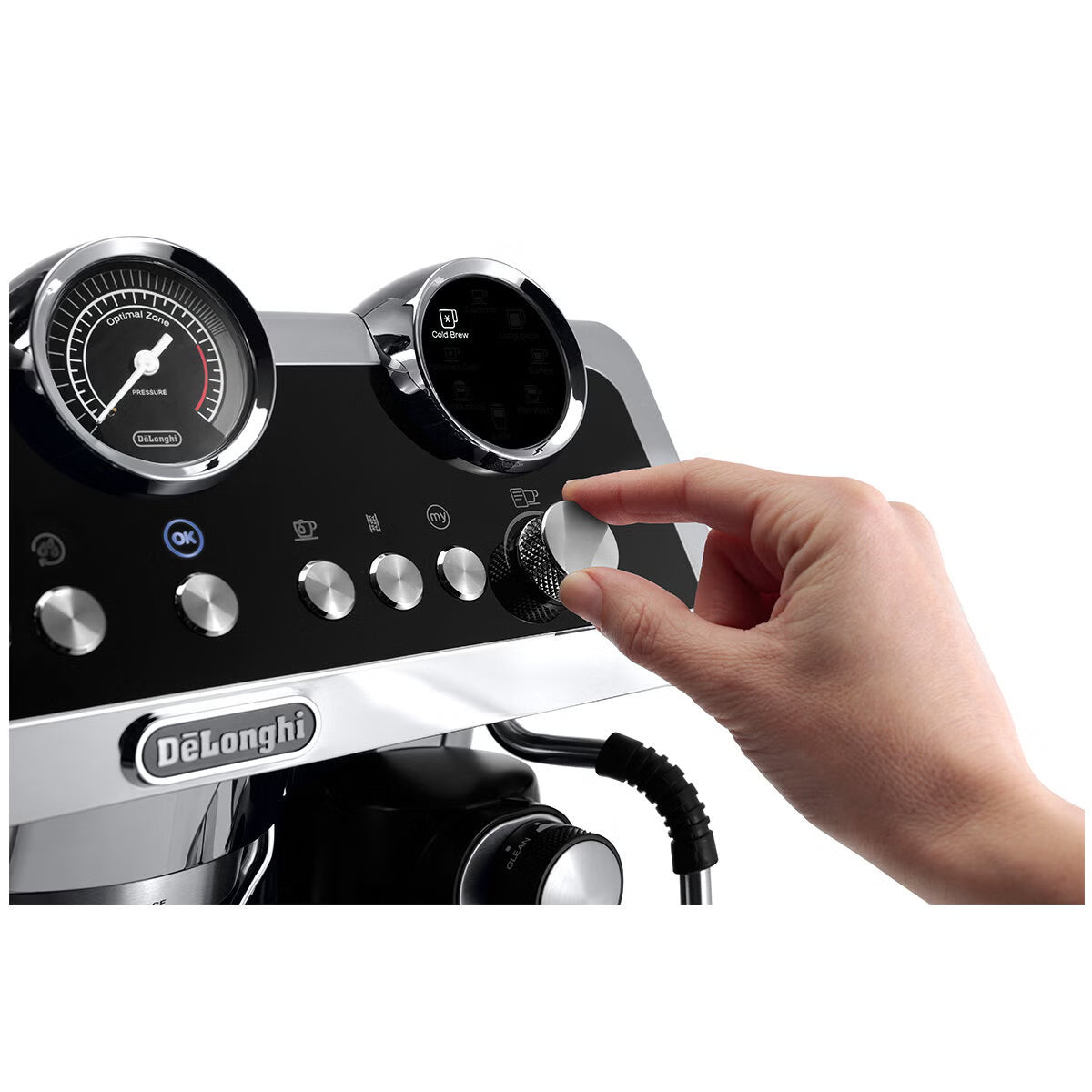 Delonghi La Specialista Maestro Cold Brew Black Matte Coffee Machine Factory Seconds EC9865BM