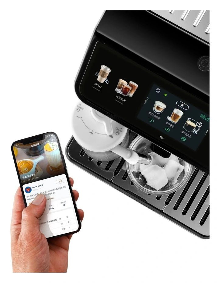 Delonghi Eletta Explore Titanium Coffee Machine Factory Seconds - Prestige Coffee-Delonghi-