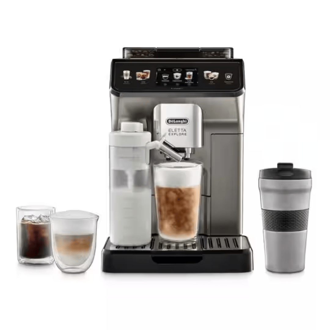 Delonghi Eletta Explore Titanium Factory Seconds - Prestige Coffee - Delonghi - 