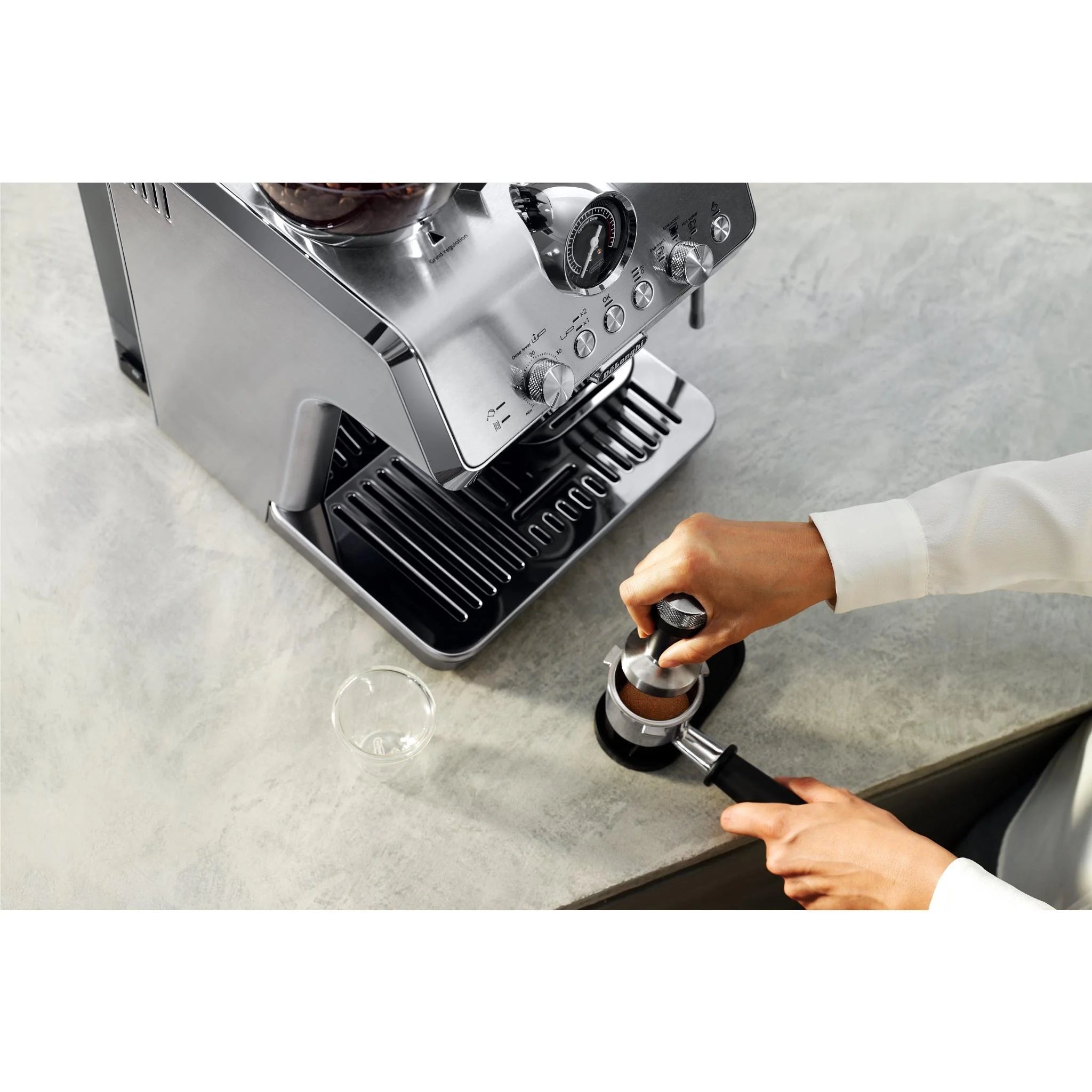 Delonghi La Specialista Arte Coffee Machine Factory Seconds - Prestige Coffee-Delonghi-White