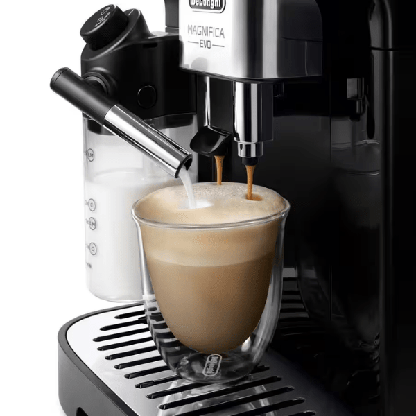 Delonghi Magnifica Evo Fully Automatic Black Coffee Machine Factory Seconds - Prestige Coffee-Delonghi-Black