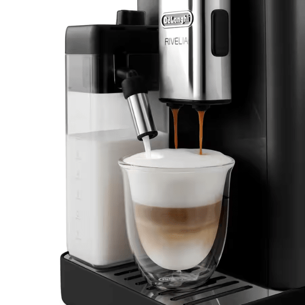 Delonghi Rivelia Black Coffee Machine Factory Seconds - Prestige Coffee-Delonghi-