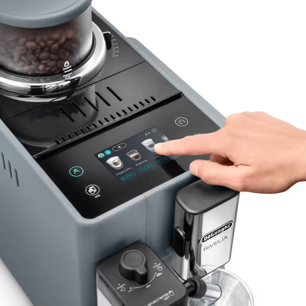 Delonghi Rivelia Grey Coffee Machine Factory Seconds - Prestige Coffee-Delonghi-Grey