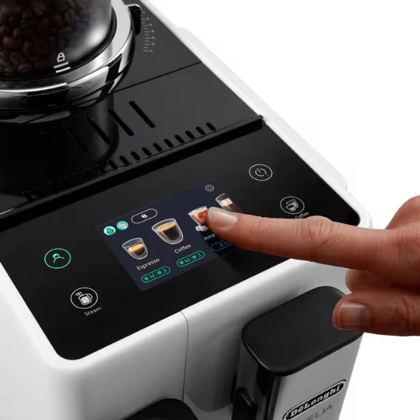 Delonghi Rivelia with Steam Wand Coffee Machine Factory Seconds - Prestige Coffee-Delonghi-White