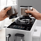 Delonghi Rivelia with Steam Wand Coffee Machine Factory Seconds - Prestige Coffee-Delonghi-White
