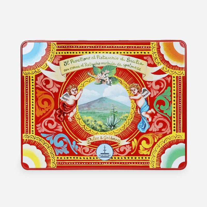 Dolce&Gabbana Sicilian Pistachio Panettone with Pistachio Cream 600g - Prestige Coffee-Dolce&Gabbana-