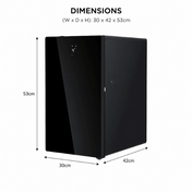 Dr Coffee SC12T Dual Milk Fridge - Prestige Coffee-Dr Coffee-