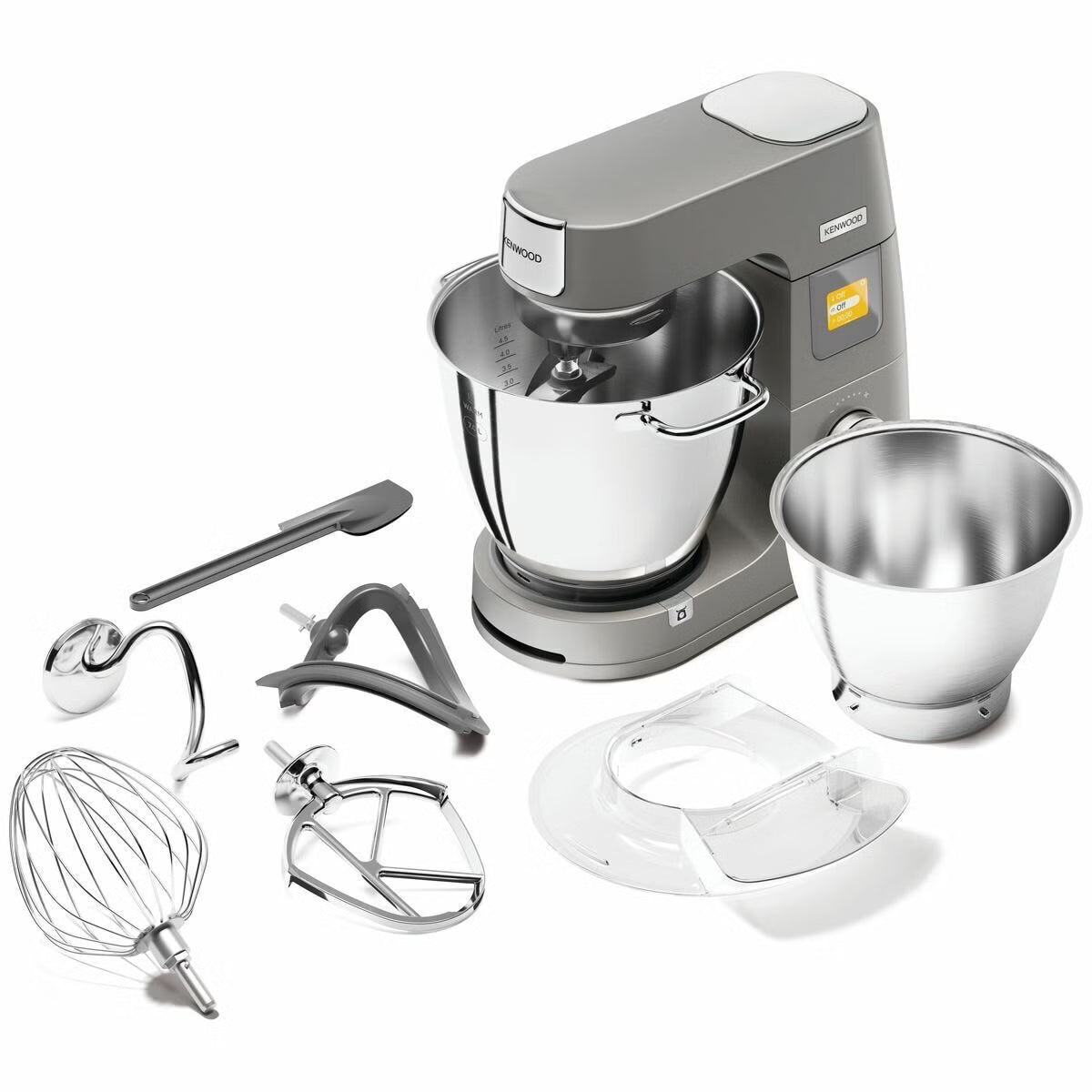 Kenwood Titanium Chef Patissier XL Stand Mixer Silver Carton Damaged KWL90004SI
