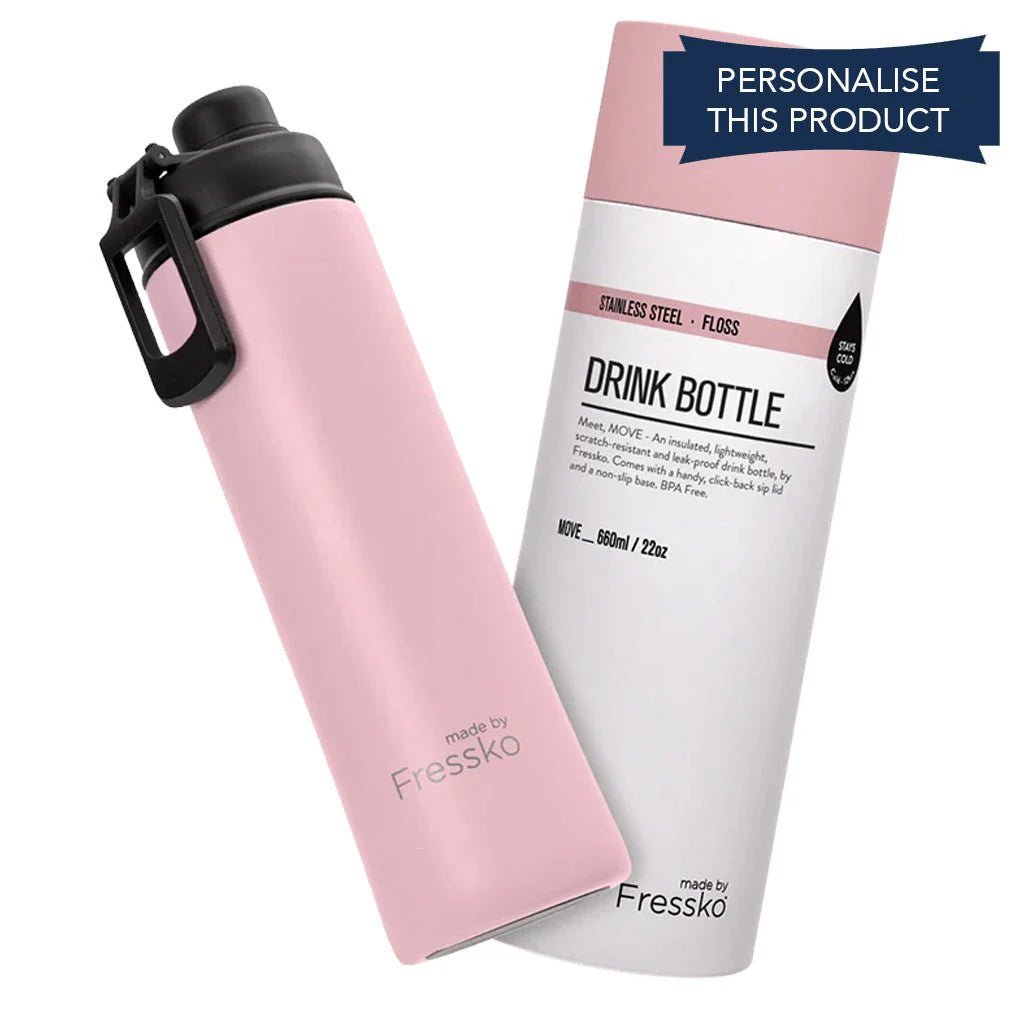 Fressko 660ml Move Drink Bottle Pink Floss - Prestige Coffee-Fressko-