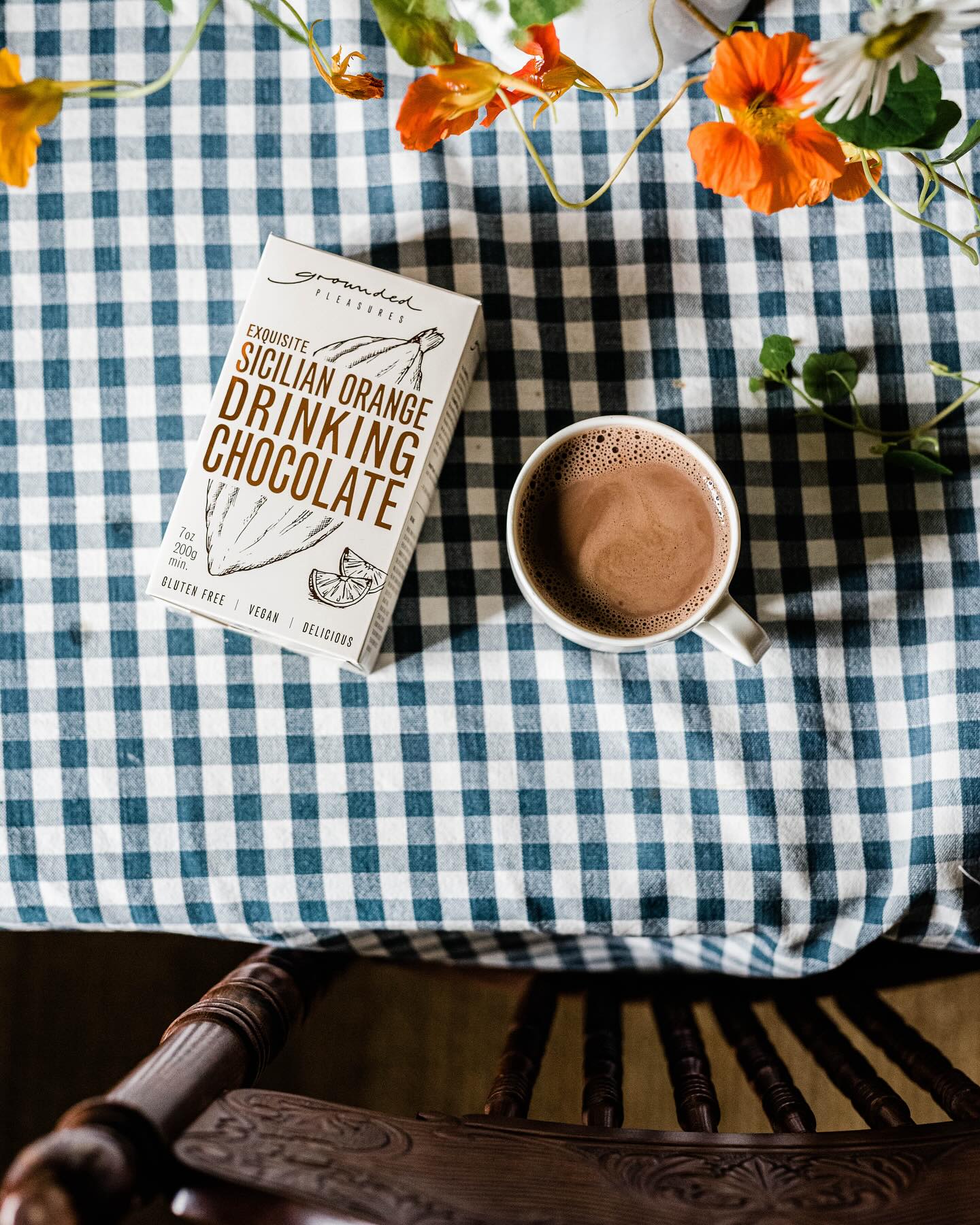Grounded Pleasures Sicilian Orange Drinking Chocolate - Prestige Coffee - Grounded Pleasures - 200g