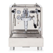 Stainless Steel Izzo Alex PID home coffee machine on a white background