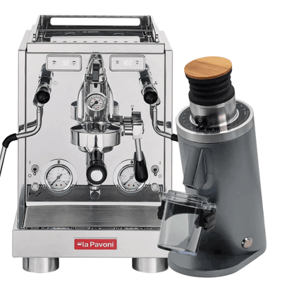 La Pavoni Botticelli Specialty espresso machine and Turin DF54 grinder bundle