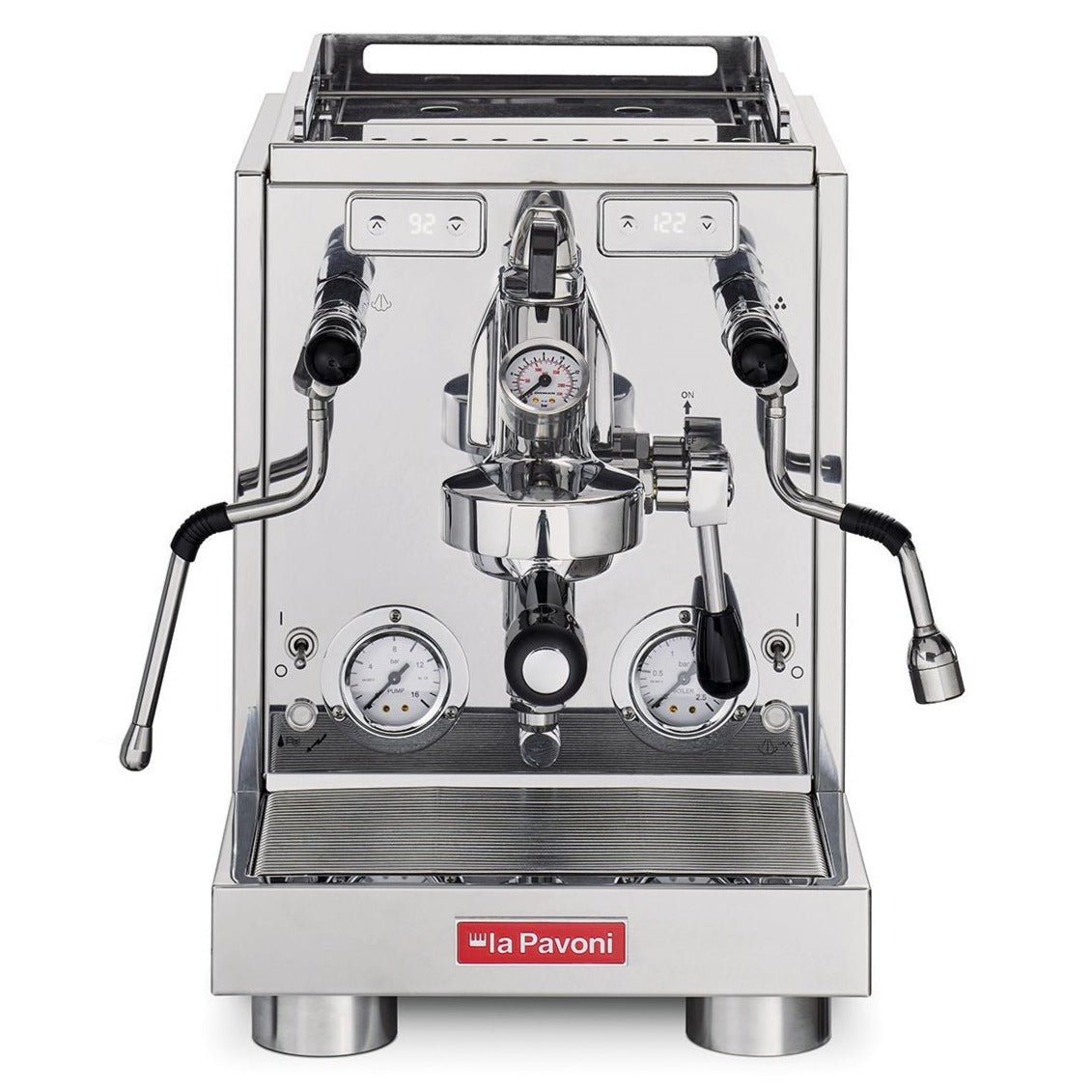 La Pavoni Botticelli Specialty Dual Boiler and Cilindro bundle, alternate view